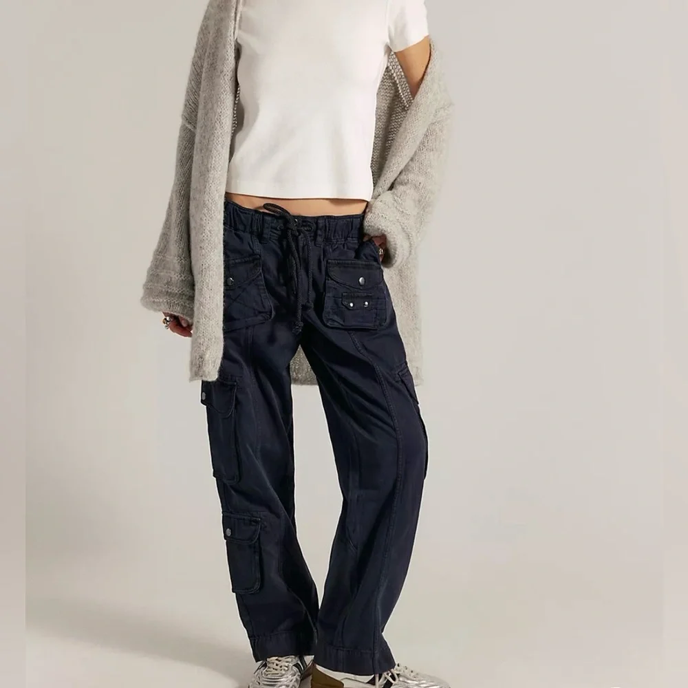 Free People Tahiti Cargo Pants Size M - Picture 2 of 9